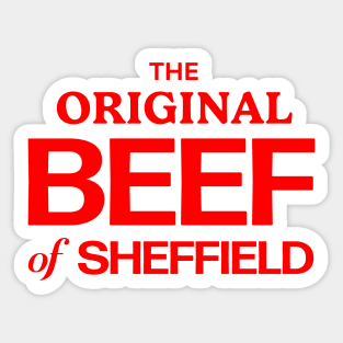 The Original Beef of Sheffield Sticker